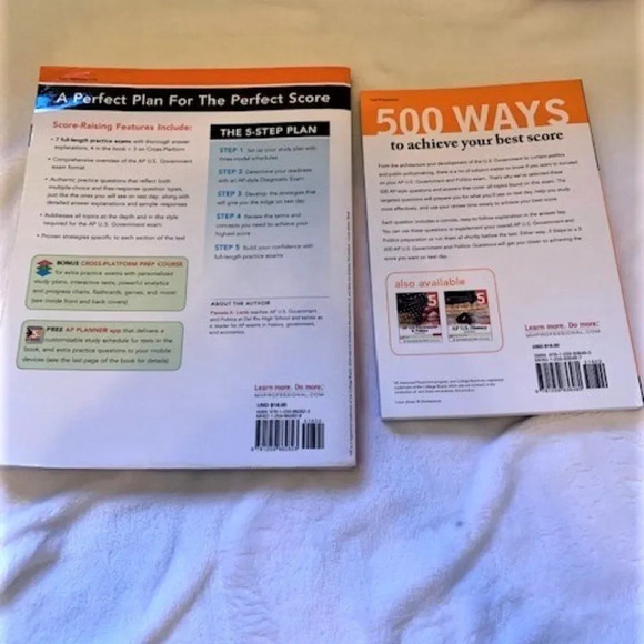 Set 2 5 Steps to a 5 AP Exam Review Us Government‎ & Politics - Picture 2 of 4